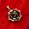 Rose Absolu Sterling Silver Pendant