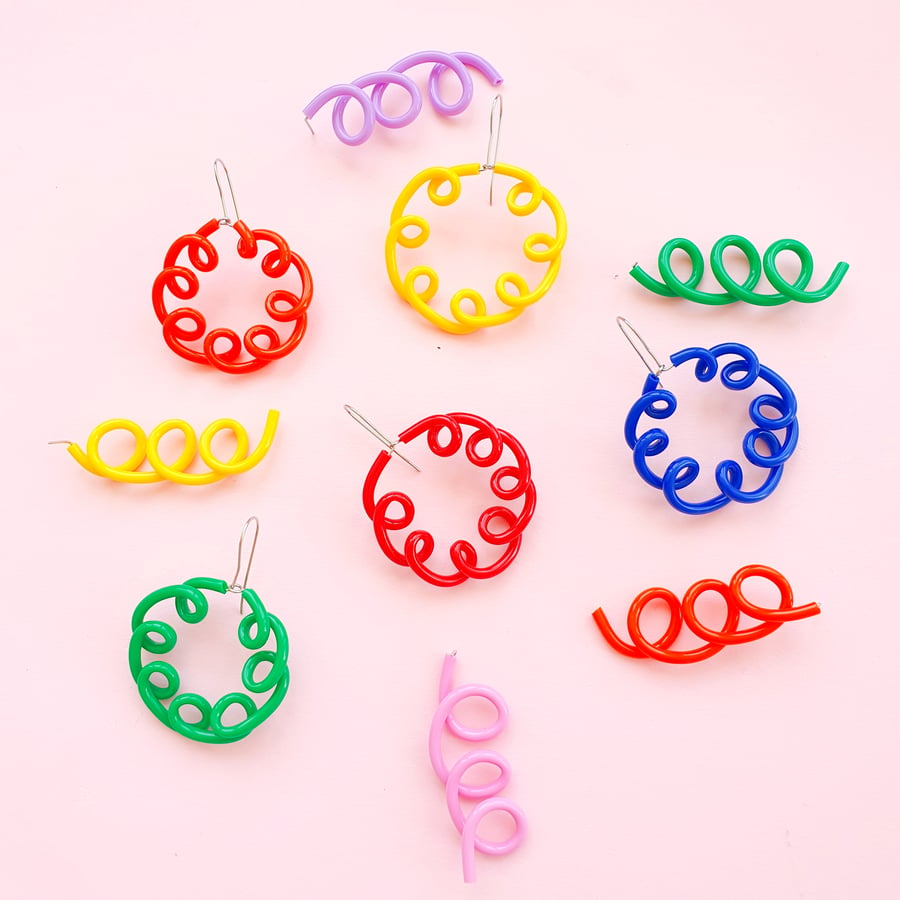 Image of Loopy earrings- new colourways