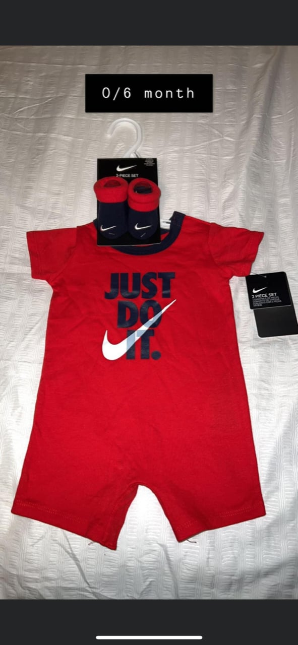 Image of Nike onesie 2 piece set