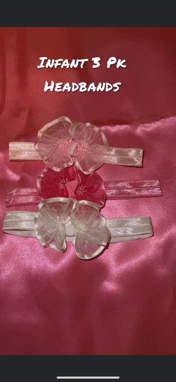 Image of Infant Headbands 3 pack