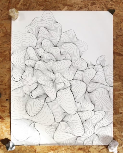 Image of LINE DRAWING JUSTINE ASHBEE
