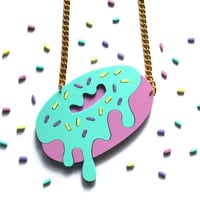 Image 2 of Pastel Donut Necklace - Pre-Order