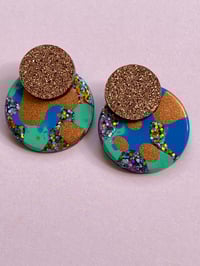 Image 2 of Hemsworth Mega Stud Bronze & Blues