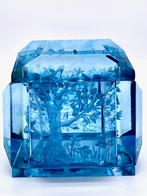 Image of Mini Victorian Lucite Box