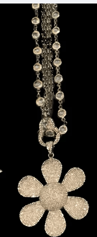 Image of Assorted Diamond Pave Necklaces 