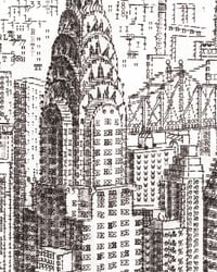 Image 3 of PRE ORDER Chrysler Building, New York Hand-Signed Print Typewriter Art