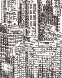 Image 4 of PRE ORDER Chrysler Building, New York Hand-Signed Print Typewriter Art