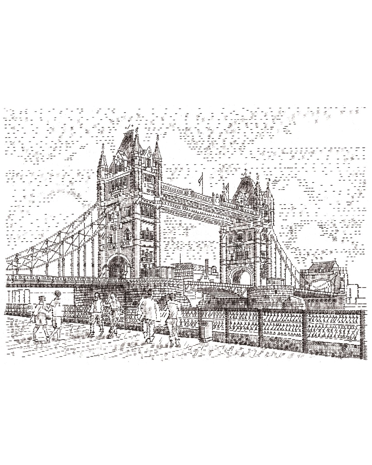 Tower Bridge, London - hyperrealistic architectural drawing - Dreams of an  Architect