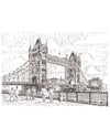 Tower Bridge Signed Limited Edition of 200 Print Typewriter Art 