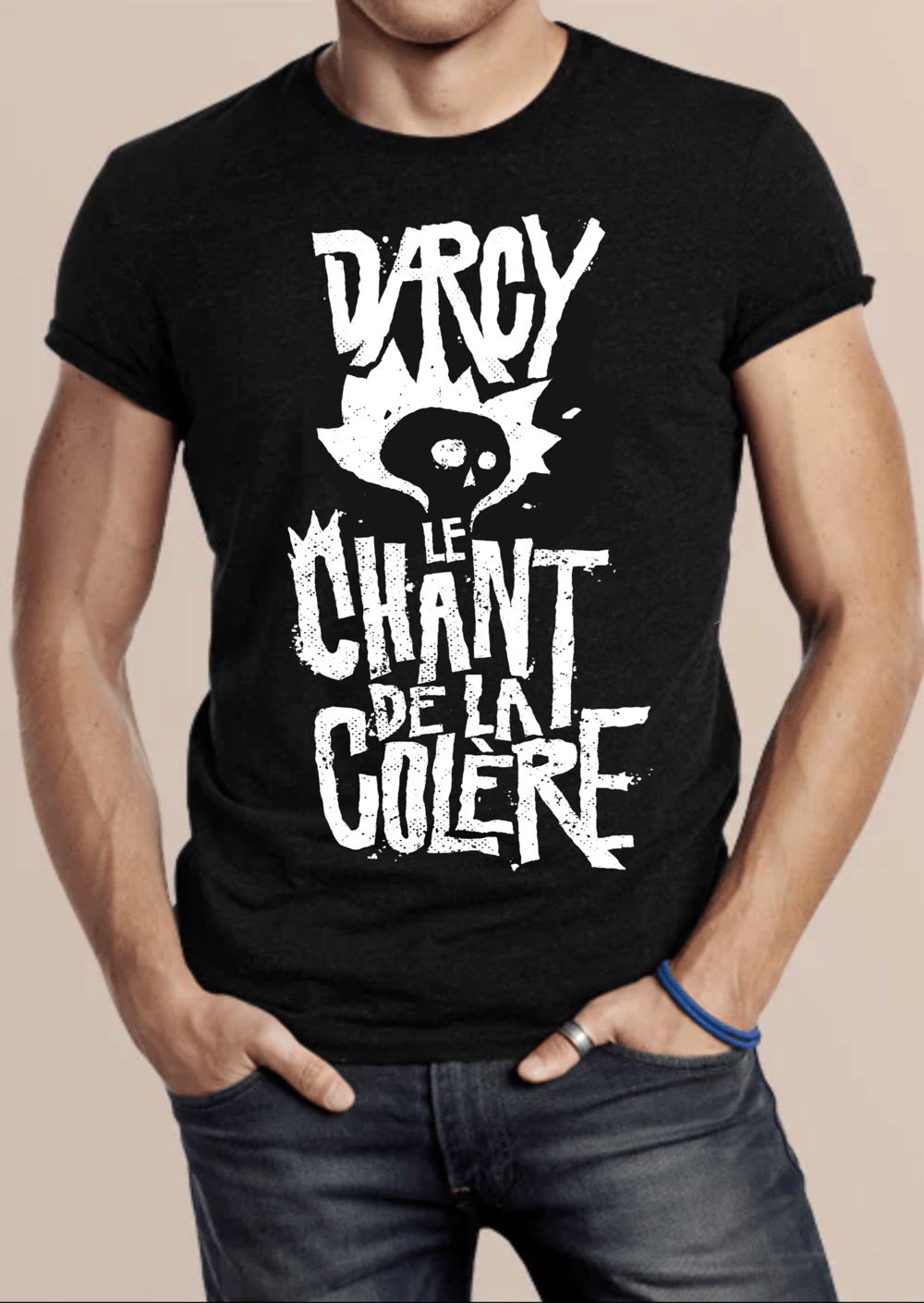T-Shirt "Le Chant de la colère" modèle Homme / modèle Femme
