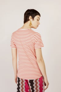 Image 5 of T-SHIRT MAIORCA RIGA BICOLOR CORALLO €78 - 50%