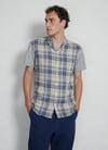 Hansen Garments JONNY | Short Sleeve Shirt | blue checks