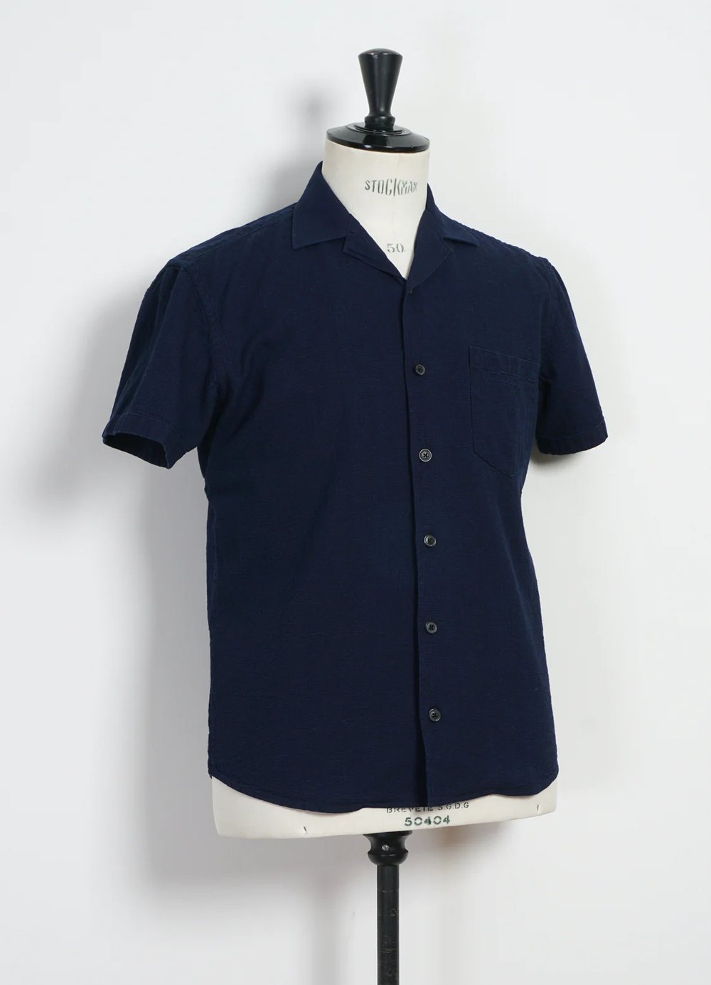 Hansen Garments JONNY | Short Sleeve Shirt | indigo