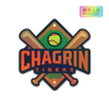 Chagrin Softball Die‑cut Sticker