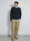 Hansen Garments FELIX | Raglan Long Sleeve T-Shirt | indigo-like