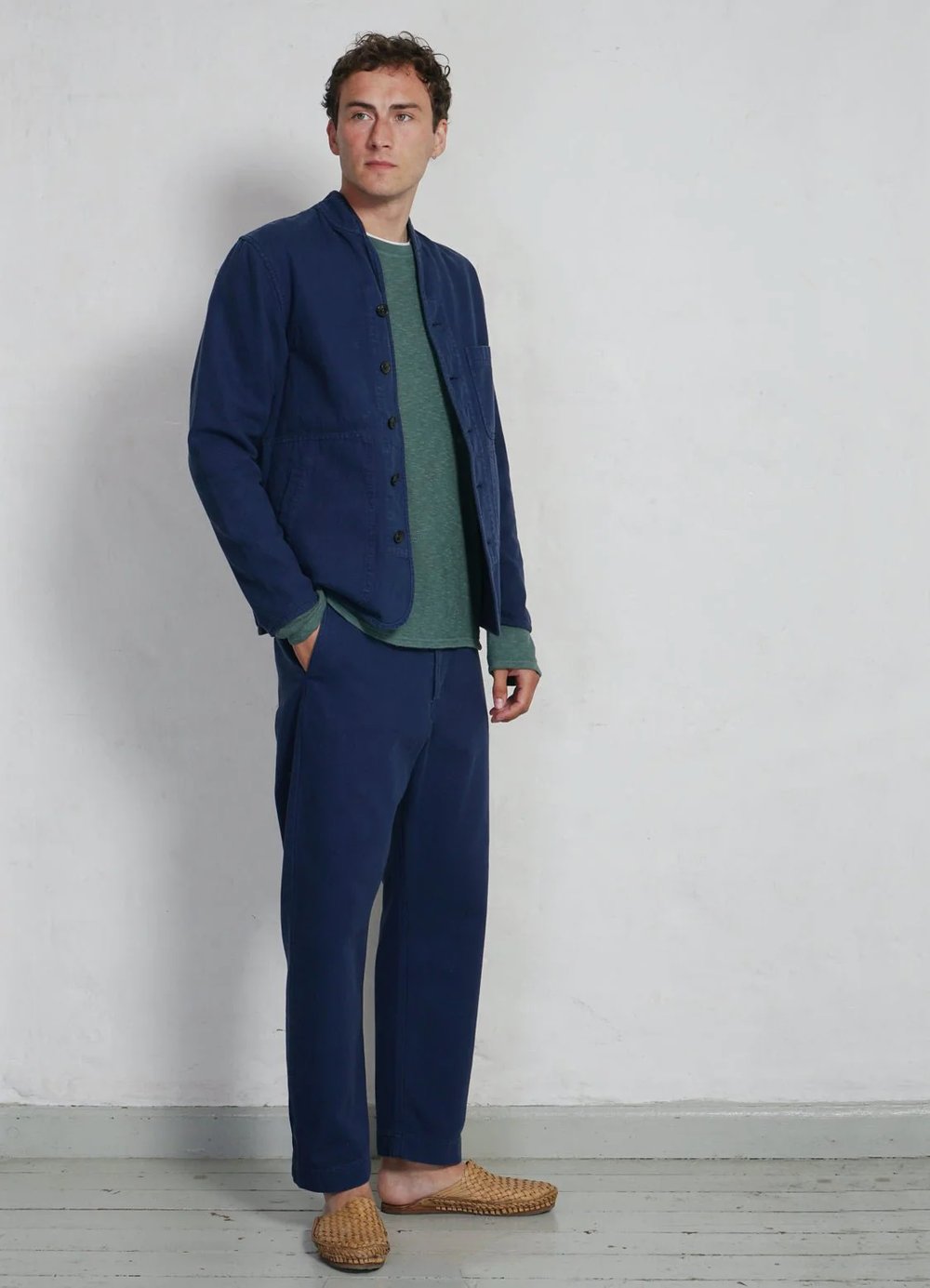 Hansen Garments ERLING | Refined Work Jacket | work blue