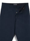 Hansen Garments KEN | Wide Cut Trousers | crinkle blue