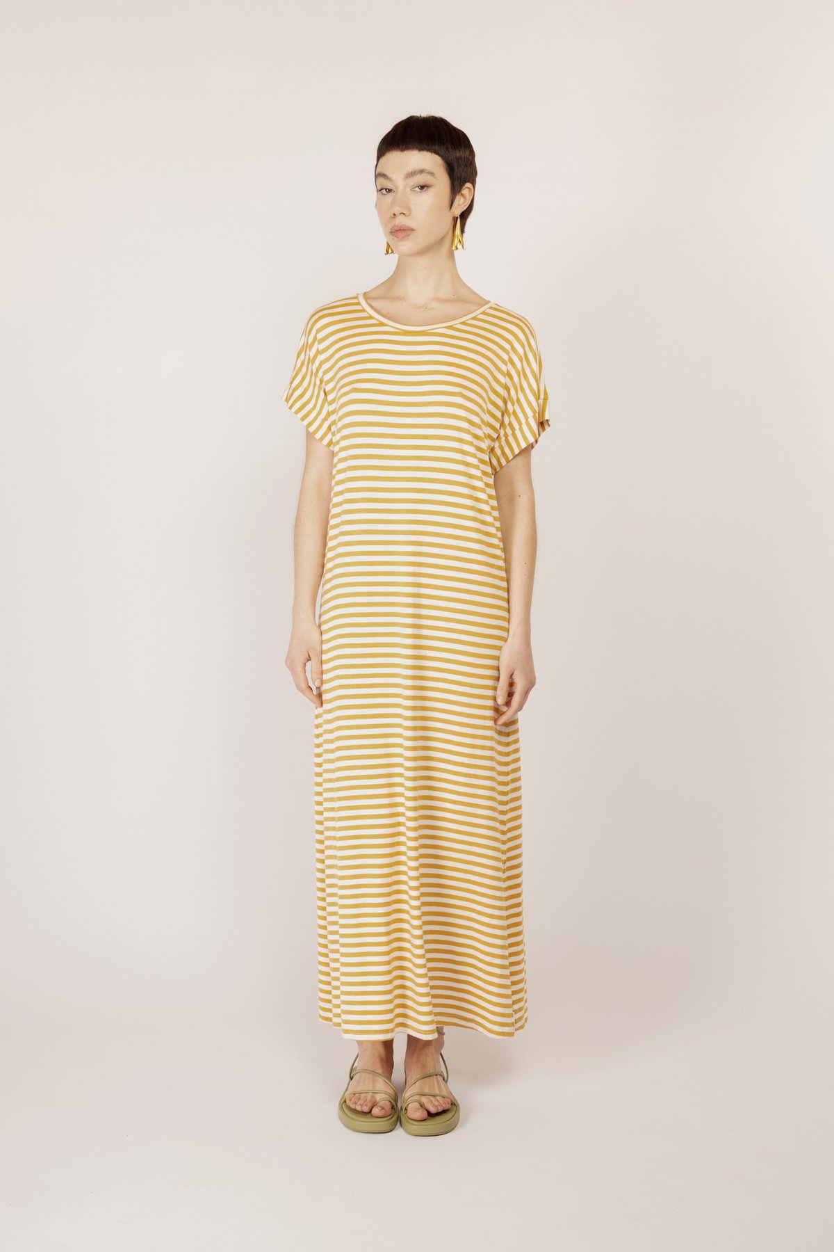 Image of ABITO ANTILLE RIGA BICOLOR SENAPE €132 - 50%