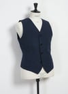 Hansen Garments DANIEL | Classic Waistcoat | crinkle blue