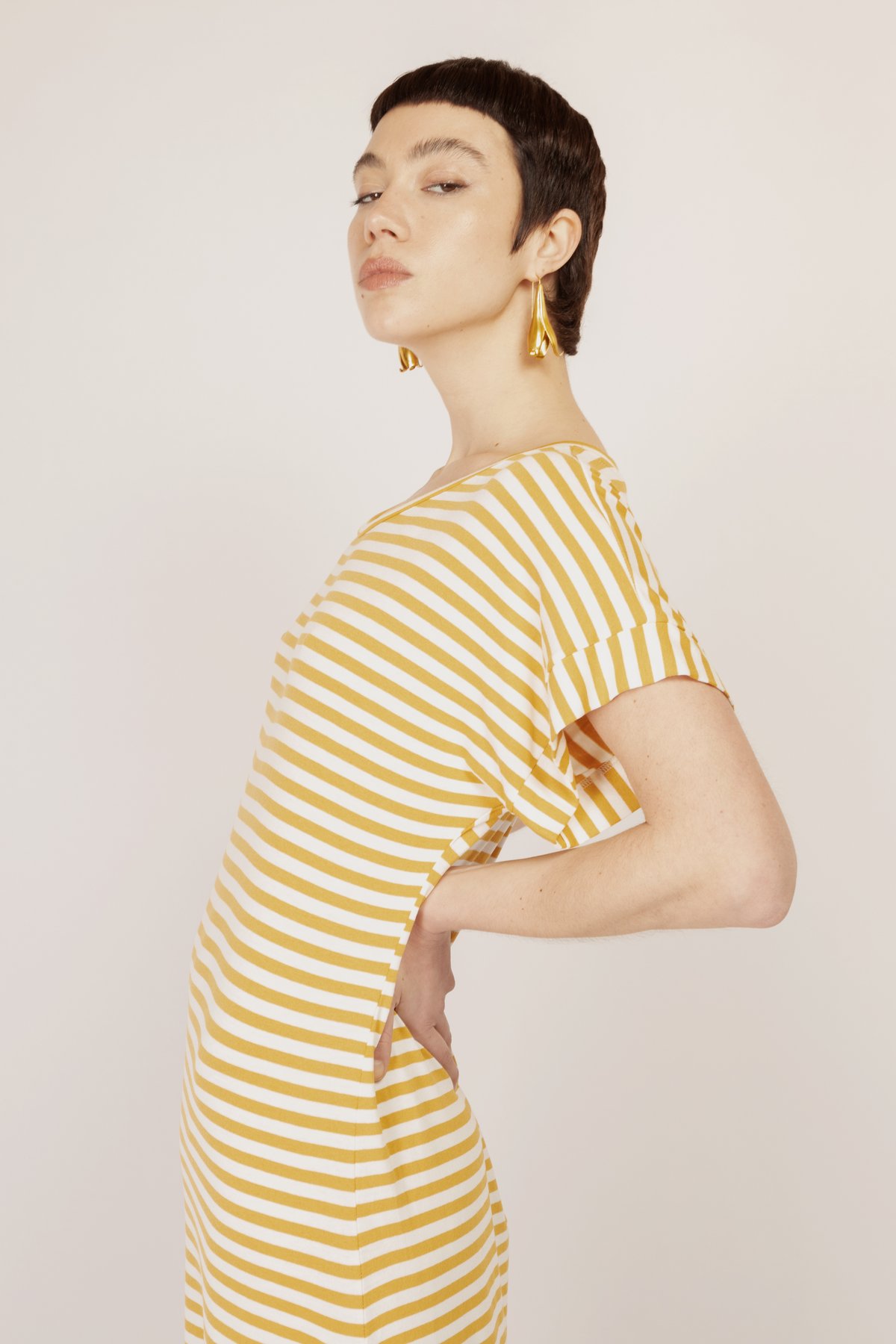 Image of ABITO ANTILLE RIGA BICOLOR SENAPE €132 - 50%
