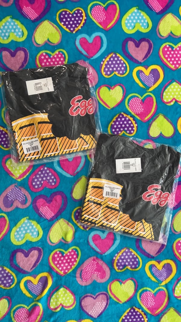 Image of JUSTICE Eggo Waffle long sleeve shirt