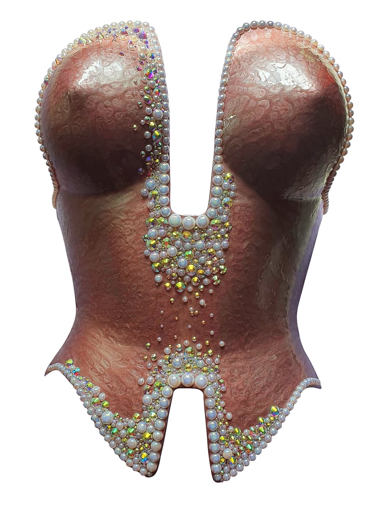 Image of molded Barbie Corset