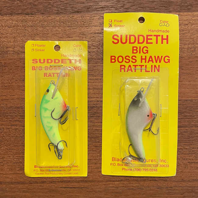 Suddeth Lures Rattlin' Big Boss Hawg
