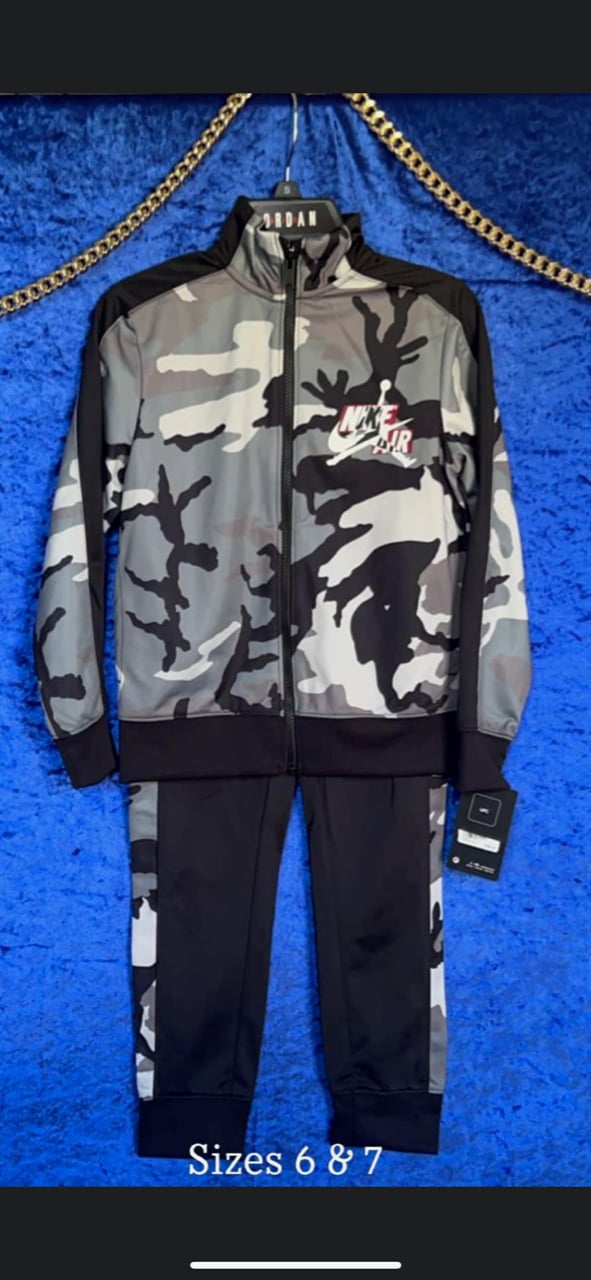 Image of JORDAN  Army Fatigue 2 piece set