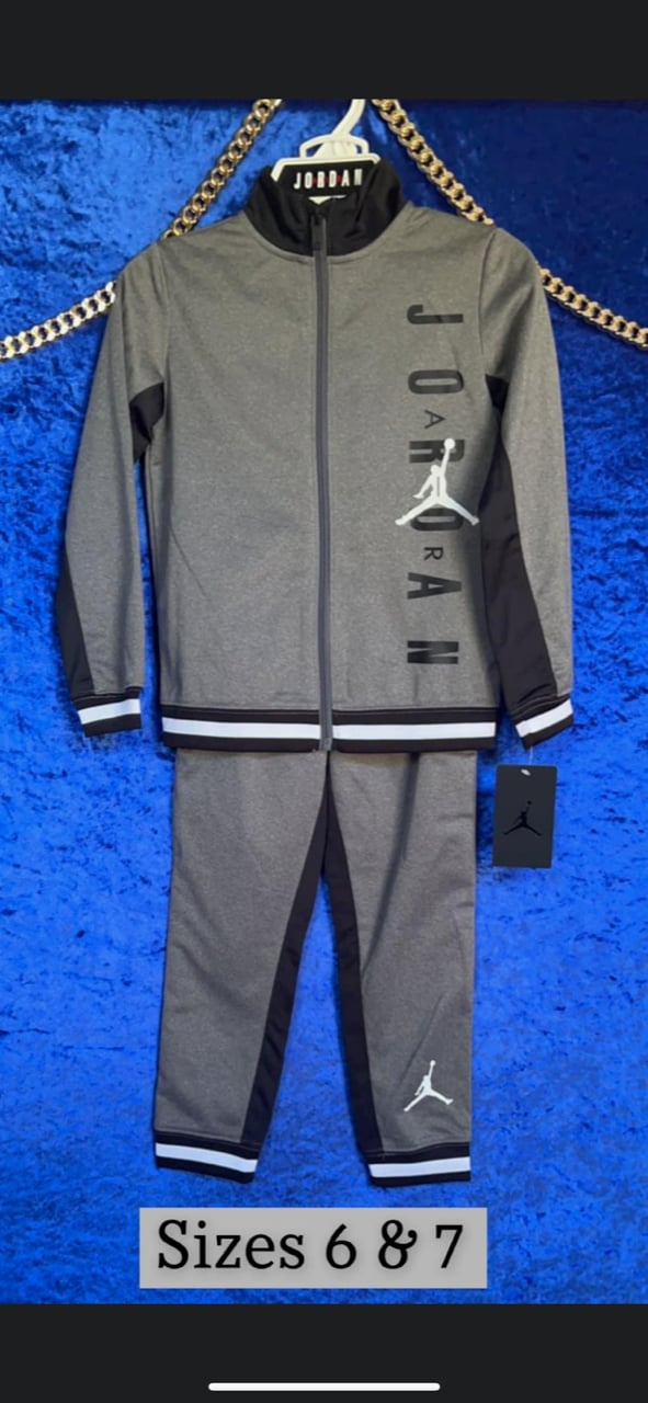 Image of JORDAN Gray/Black 2 Piece Set