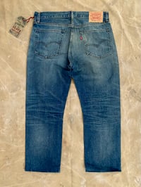 Image 3 of LEVI'S VINTAGE CLOTHING (LVC) DISTRESSED 1967 505-0217 BIG-E JEANS (NEW)