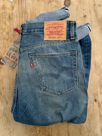 Image 1 of LEVI'S VINTAGE CLOTHING (LVC) DISTRESSED 1967 505-0217 BIG-E JEANS (NEW)