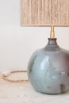Grande lampe en céramique vintage