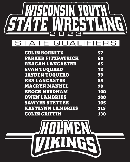 Image of Adult Holmen State Qualifiers 2023