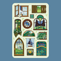 Vinyl Sticker Set: World of Windows