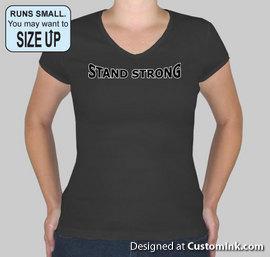 Image of Stand Strong fitted t-shirt