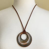 Image 2 of Stoneware Circle Necklace