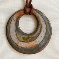 Image 3 of Stoneware Circle Necklace