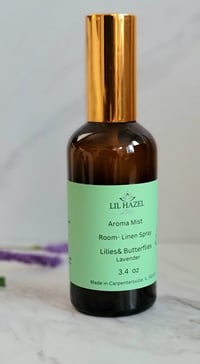 Lilies & Butterflies-Lavender, Room-Linen Spray, 3.4 oz