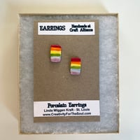 Image 5 of Rainbow Earrings - Rectangle