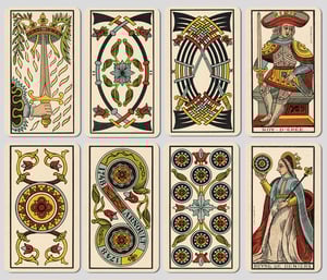 Image of Grimaud's Arnoult Besançon Tarot, c. 1891