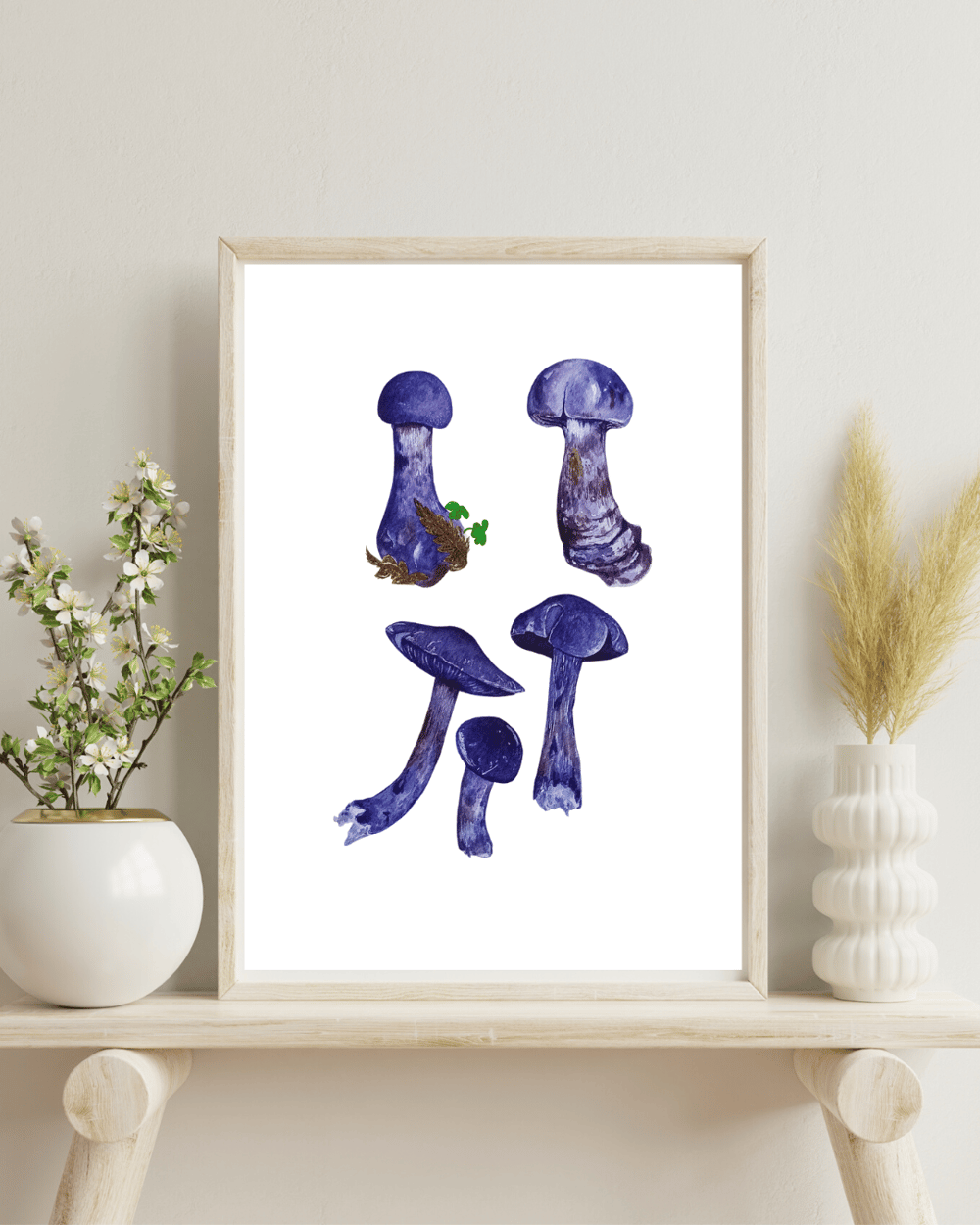 Image of Cortinarius Violaceous LIMITED EDITION PRINT