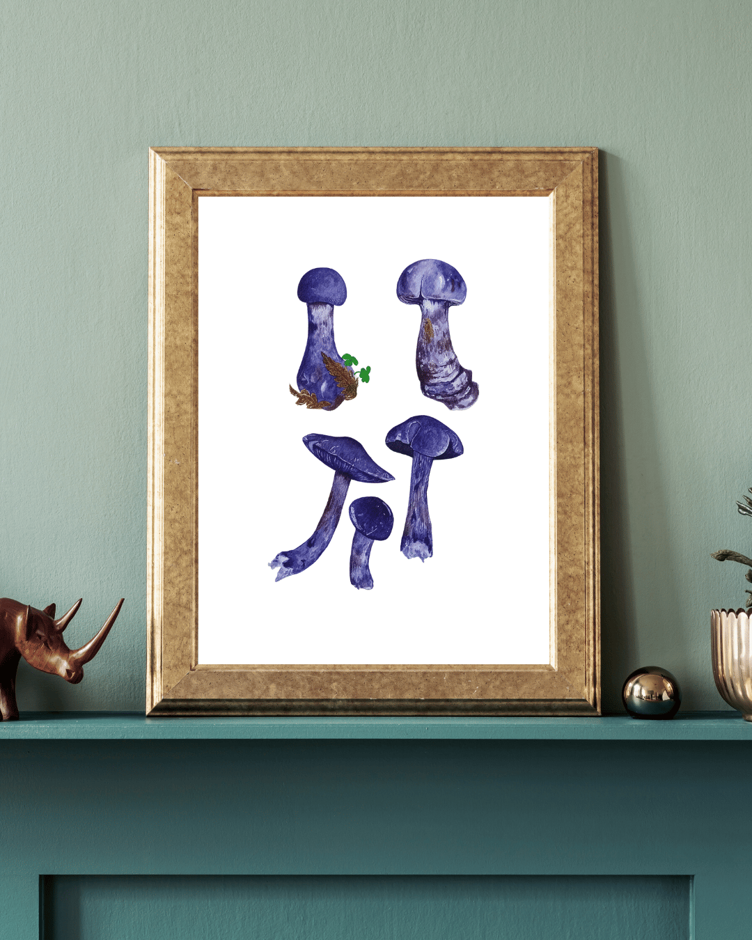 Image of Cortinarius Violaceous LIMITED EDITION PRINT