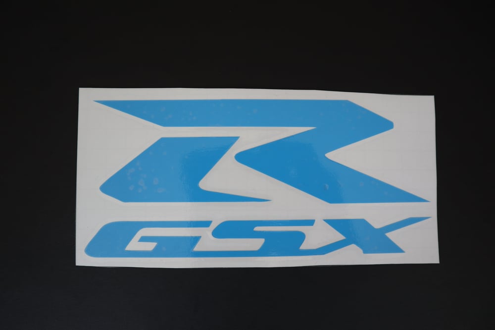 Image of Suzuki Gsx-R Decals  7" x 3" 