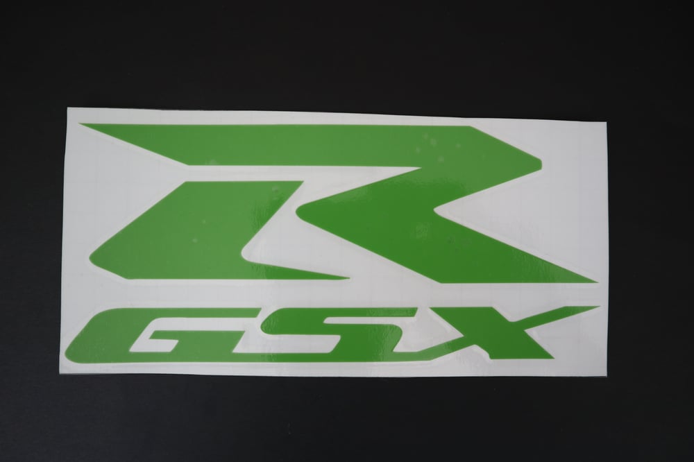Suzuki Gsx-R Decals  7" x 3" 