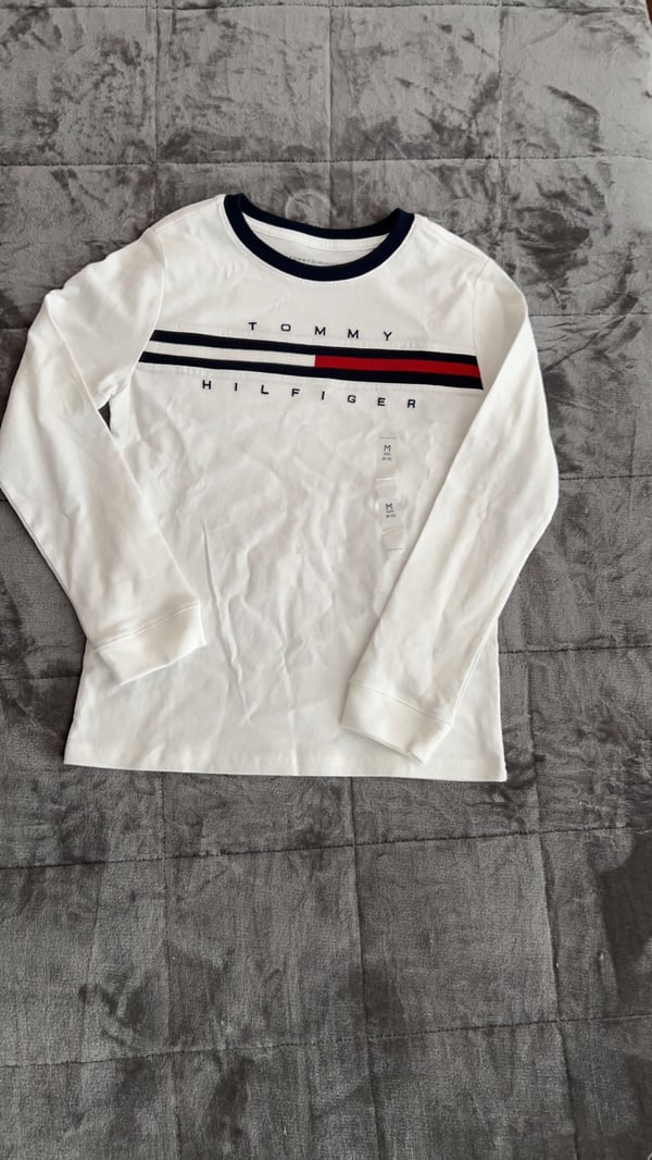 Image of Tommy Hilfiger White Long Sleeve