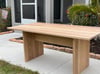 White Oak Table | Farm Table | Panel Table | Walnut