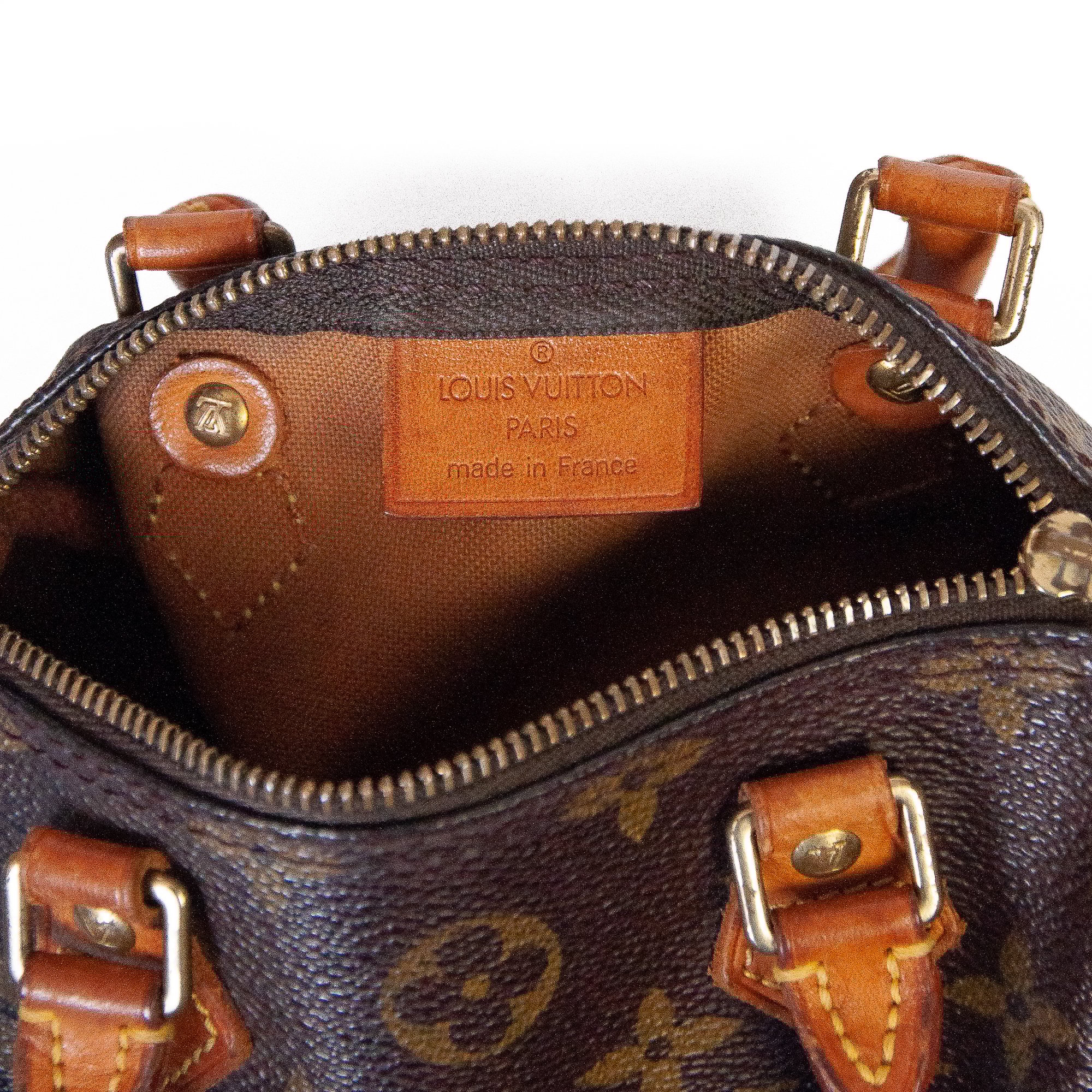 Image of Louis Vuitton 2001 Nano Speedy Handbag 