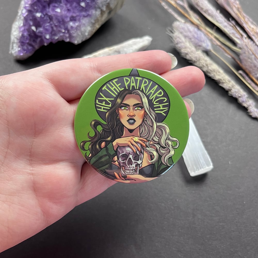 Witch & Horror Button Magnets