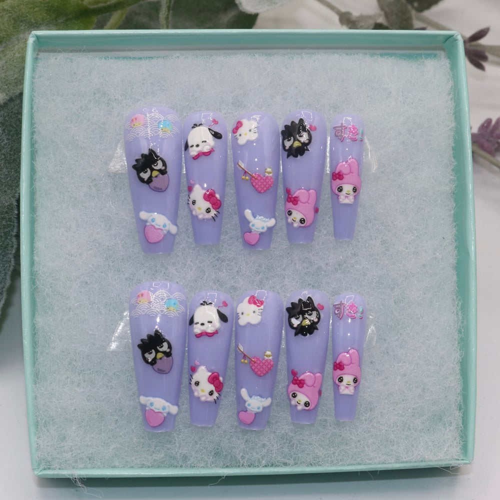 Image of Sanrio Friends Lilac - Long Coffin