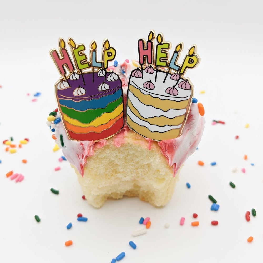 Helpy Birthday Enamel Pin